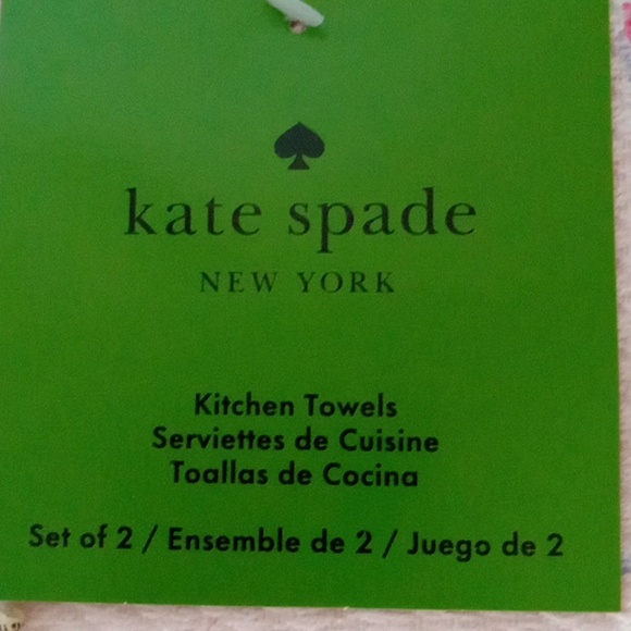 Kate Spade Holiday Kitchen towels 🍸🍸🍸🍸🍹🍹🍹 - Picture 3 of 5